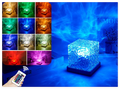 Lámpara de Proyección Aurora Boreal y Efecto Ondas de Agua